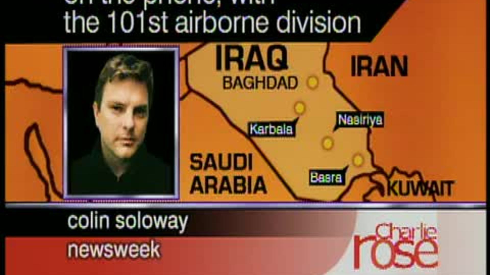 Colin Soloway — Charlie Rose