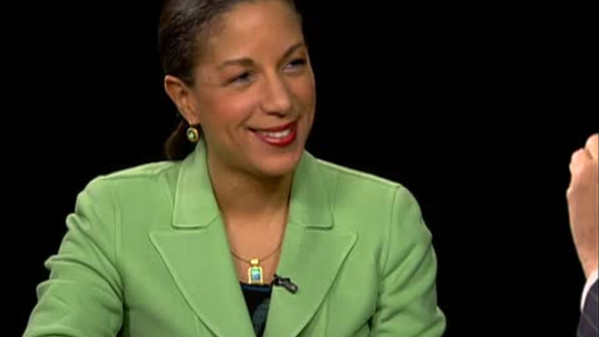 Susan Rice; Jim Nantz — Charlie Rose