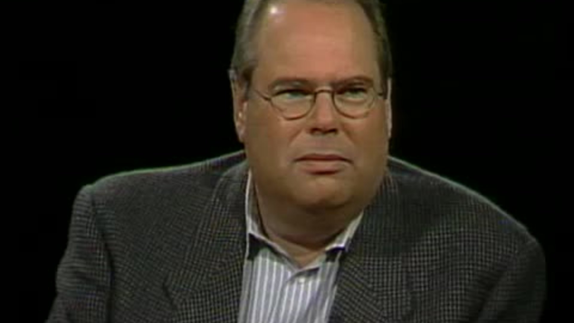 Glenn Gordon Caron; Adam Clymer; Gabriel Byrne — Charlie Rose